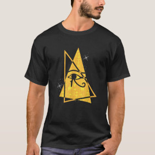 Camiseta Egito Olho De Horus Hieroglifos Egípcios Ankh Sph