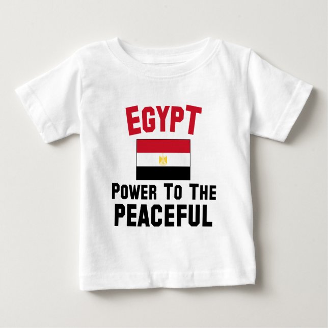 Camiseta Egito: Poder para a Paz (Frente)