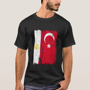 Camiseta Egito Turquia Meia Bandeira Turquia Egípcia Turca