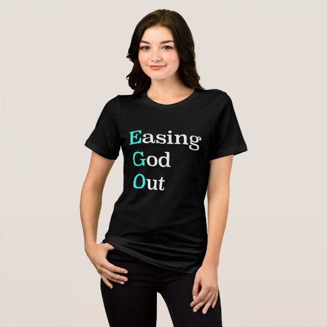 Camiseta EGO | Afastando Deus – Slogan de Recuperação (Frente Completa)