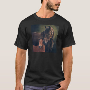 Camiseta Égua e potro de Morgan