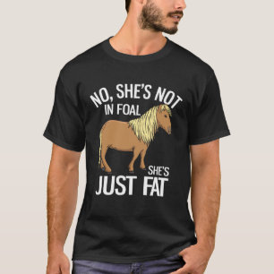Camiseta Égua Haflinger Gorda Sem Cria