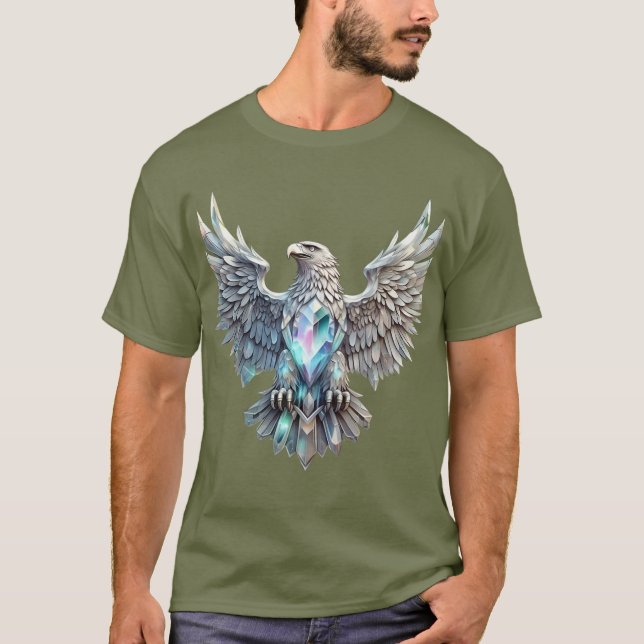 Camiseta Éguia Cristal em Soar - Símbolo de Transformação (Frente)