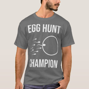 Camiseta Egy Hunt Champion Fuunny Páscoa de Gravidez Grávid
