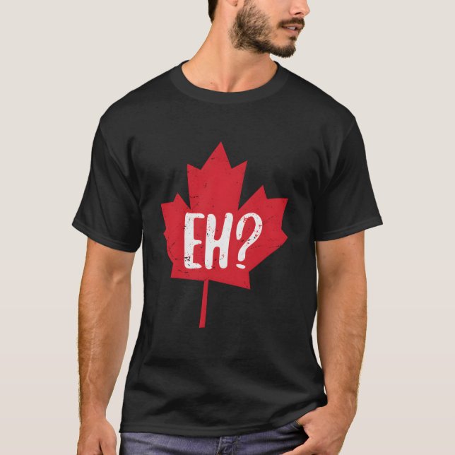 Camiseta Eh Canada Day Maple Leaf Eh Team Canadian Flag (Frente)
