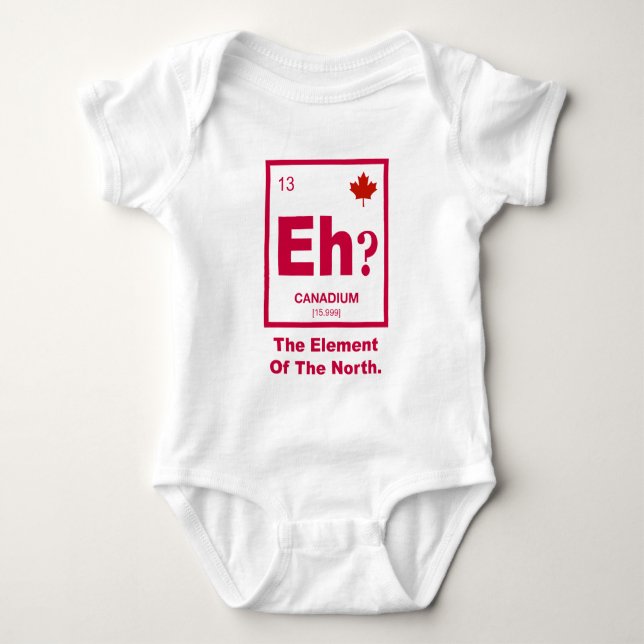 Camiseta Eh? Elemento canadense de Canadá (Frente)