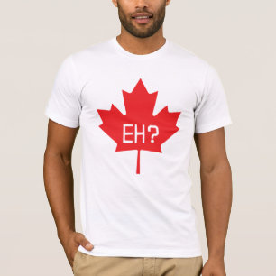 Camiseta Eh? T da folha de bordo de Canadá