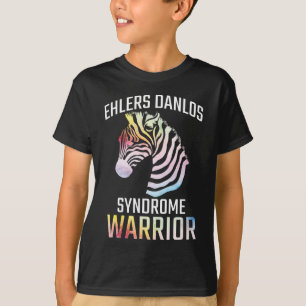 Camiseta Ehlers Danlos Advertence Gift EDS Warrior Zebra