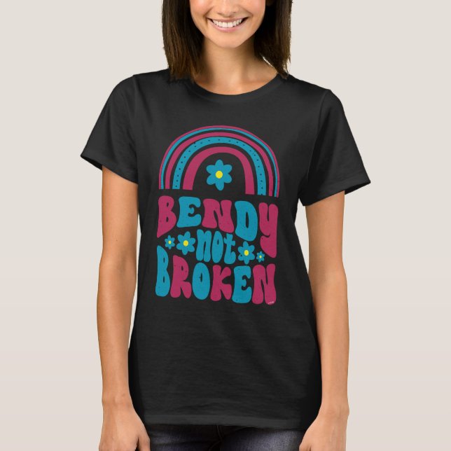 Camiseta Ehlers Danlos Awareness  Bendy Not Broken (Frente)