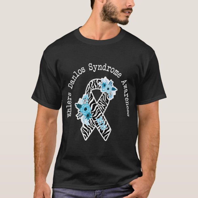 Camiseta Ehlers Danlos Sindrome Sensibilização Eds Zibra Ri (Frente)