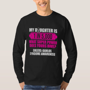 Camiseta Ehlers Danlos Sindrome Sensibilização Guerreira Fi