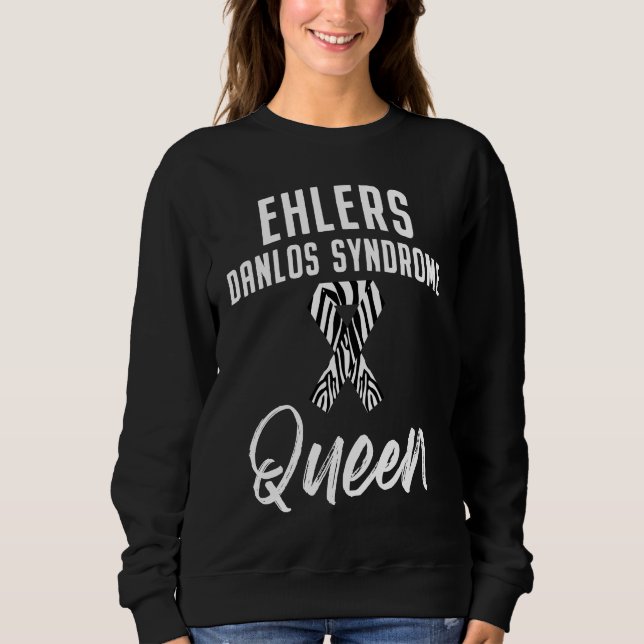 Camiseta Ehlers Danlos Syndrome Awareness Queen Warrior Sur (Frente)