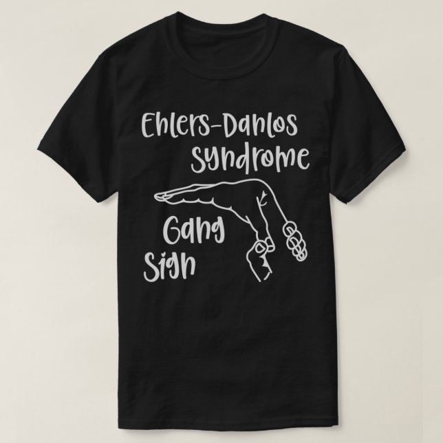 Camiseta EhlersDanlos - Símbolo Gang da Síndrome de Ehlers  (Frente do Design)