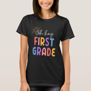 Camiseta Ei, 1º Grau De Coragem Para O Professor De Volta P