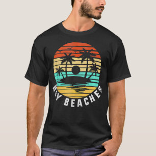 Camiseta Ei Beaches Hola Retro Sunset Férias De Praia Engra