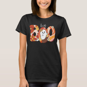 Camiseta Ei Boo Retro Halloween Ghost
