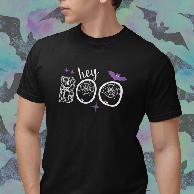 Camiseta Ei & Bye Boo Halloween Bat e Web (This item is for display purposes only to illustrate the design element. )