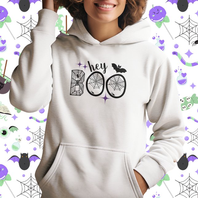 Camiseta Ei & Bye Boo Halloween Bat e Web (This item is for display purposes only to illustrate the design element. )