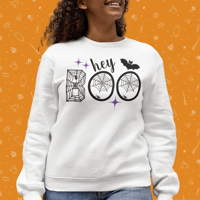 Camiseta Ei & Bye Boo Halloween Bat e Web (This item is for display purposes only to illustrate the design element. )