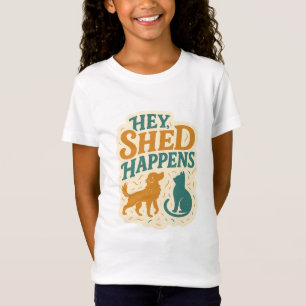 Camiseta Ei, Cabelo Cai: Humor de Pelo de Animal