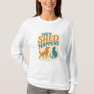 Camiseta Ei, Cabelo Cai: Humor de Pelo de Animal