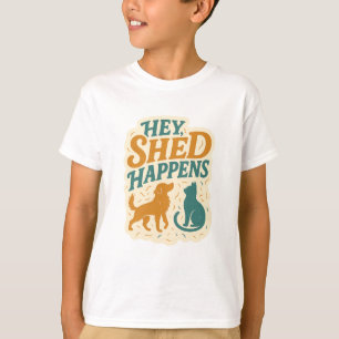 Camiseta Ei, Cabelo Cai: Humor de Pelo de Animal