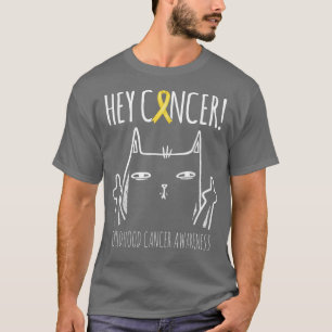 Camiseta Ei Cancer Gol de Consciência do Cancer de Infância