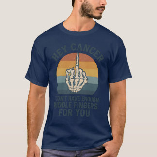 Camiseta Ei Cancer - Não tenho dedos médios suficientes par