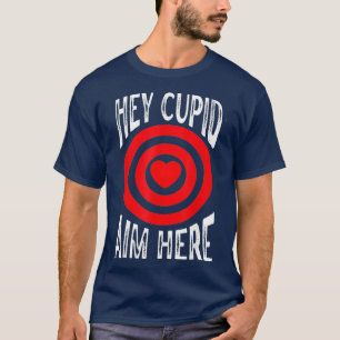 Camiseta Ei Cupido Aim Aqui Solteiro Conscientização Demons