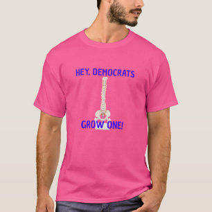 CAMISETA EI DEMOCRATAS. CRESÇA UM! (COM ESPINHA)