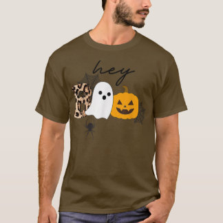 Camiseta Ei Dia de as Bruxas engraçado Boo Pumpkin Ghost Sp