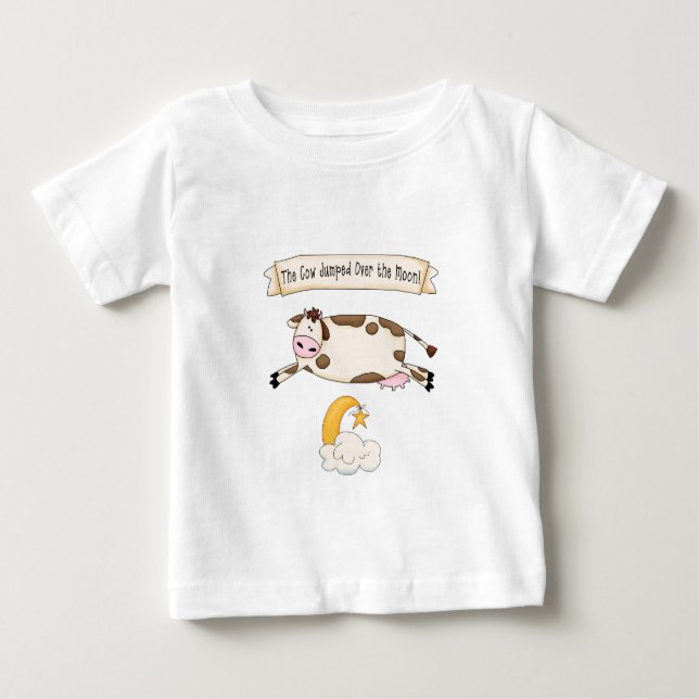 Camiseta Ei Diddle Diddle, A Vaca Pulou Sobre A Lua (Frente)