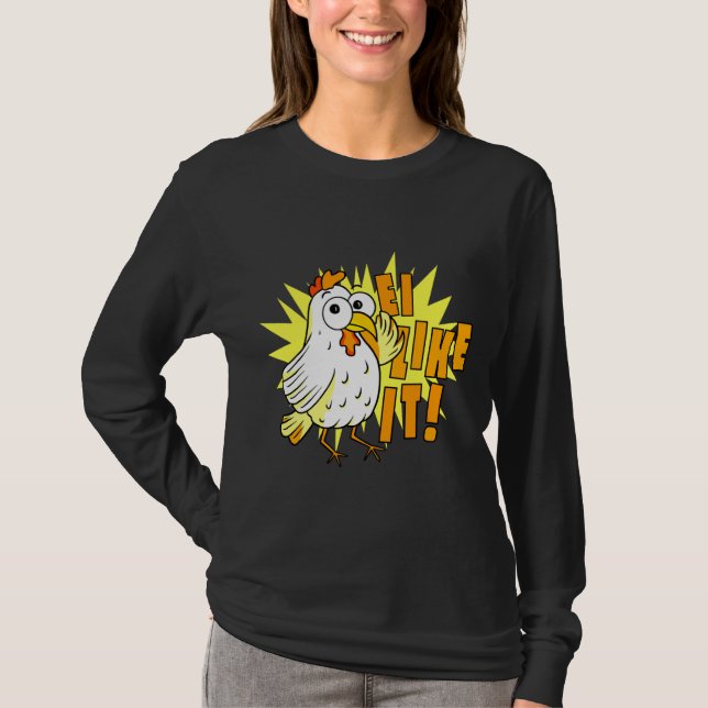 Camiseta Ei, Gosta De Frango (Frente)