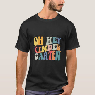 Camiseta Ei, Jardim De Infância De Volta À Escola Para Prof