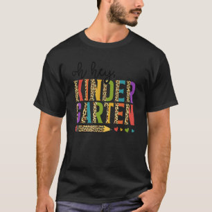 Camiseta Ei Jardim De Infância De Volta às Escolas Professo