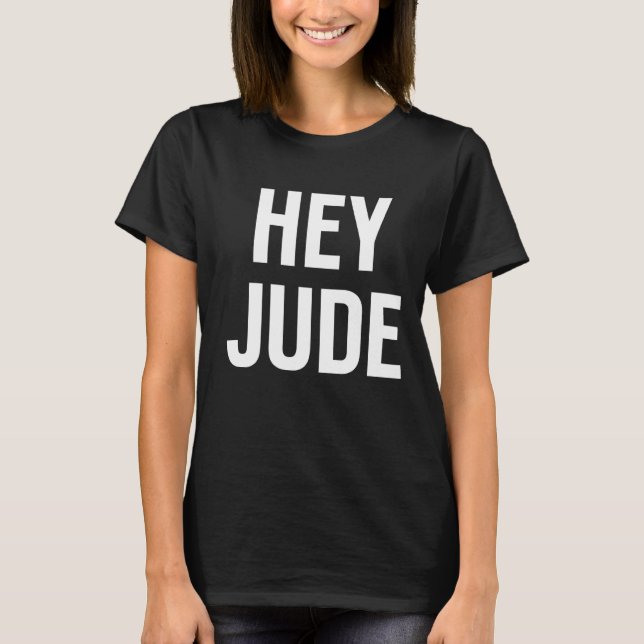 Camiseta Ei, Judes Para Mulheres Mens (Frente)