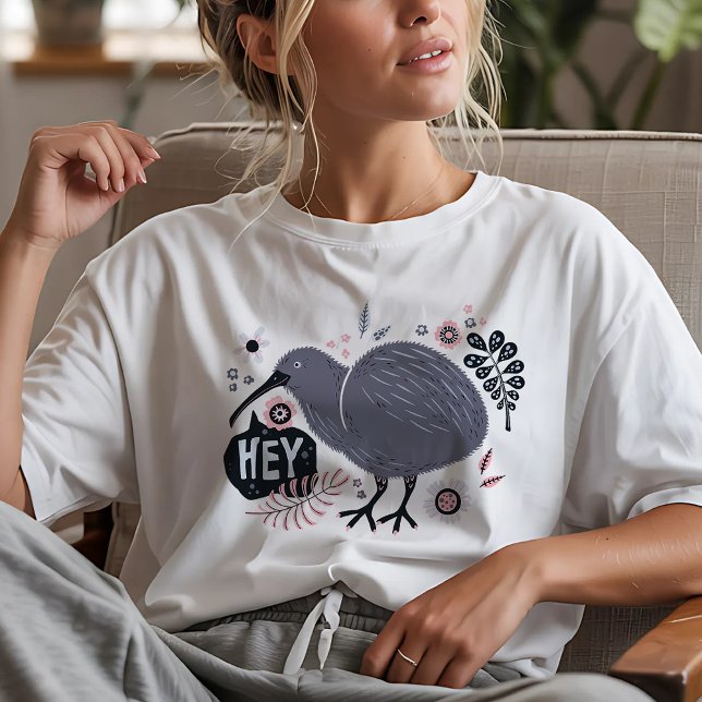 Camiseta Ei Kiwi, Nova Zelândia (Criador carregado)