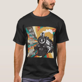 Camiseta Ei Lá Comboio Naufrágio Este não é a sua estação