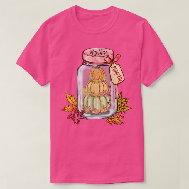Camiseta Ei Lá Pumpkin Cuja Queda Deixa Pumpkins Autumn (Frente do Design)