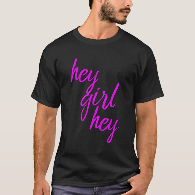 Camiseta Ei Menina, Belo Vestido Rosa (Frente)