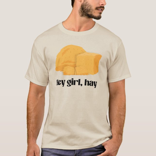Camiseta Ei menina, feno (Frente)