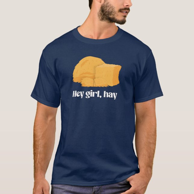 Camiseta Ei menina, feno (Frente)