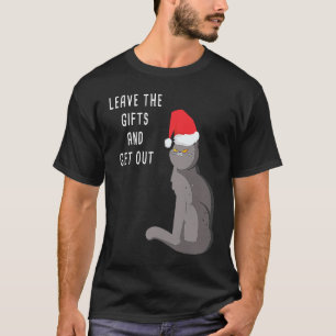 Camiseta Ei Papai Noel Deixe Apenas O & Saia u2013 Nata