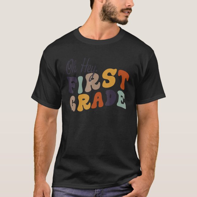 Camiseta Ei Primeiro Ano De Volta À Escola Para Professores (Frente)