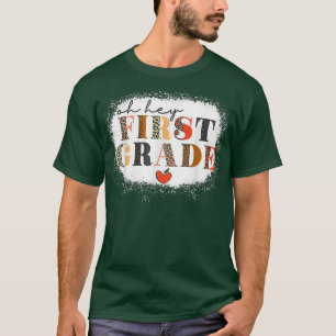 Camiseta Ei Primeiro Ano De Volta Para Professores Engraçad