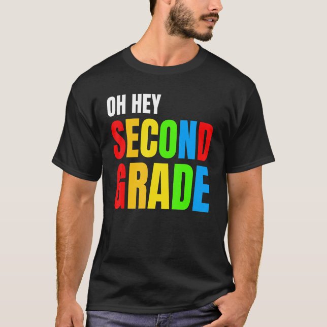 Camiseta Ei, professor do 2º ano Estudante do segundo (Frente)