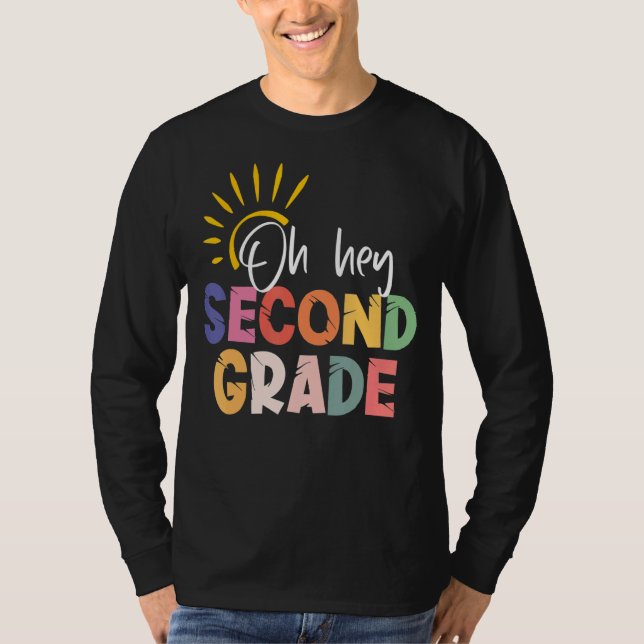 Camiseta Ei, professor do 2º ano Estudante do segundo (Frente)