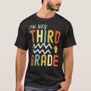 Camiseta Ei, Terceiro Ano De Volta Para Estudantes Retrorís