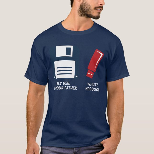 Camiseta Ei Usb Sou Sua Vintagem Pai (Frente)