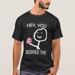Camiseta Ei, você derrubou esse Stickman engraçado com cére